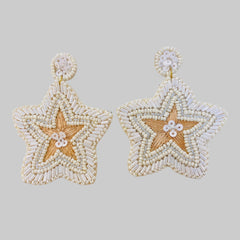 Star Beaded Earrings