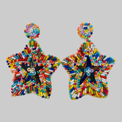 Star Beaded Earrings