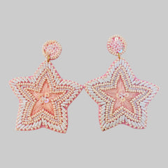 Star Beaded Earrings