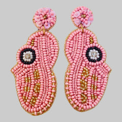 Shoes Beaded Earrings