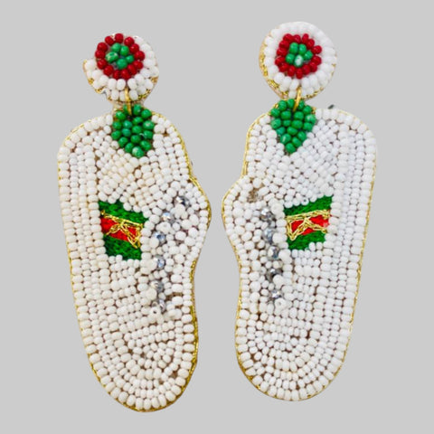 Shoes Beaded Earrings