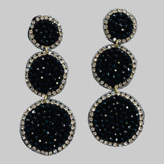 Round Beaded Earrings