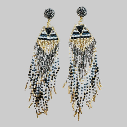 Tassel Beaded Earrings