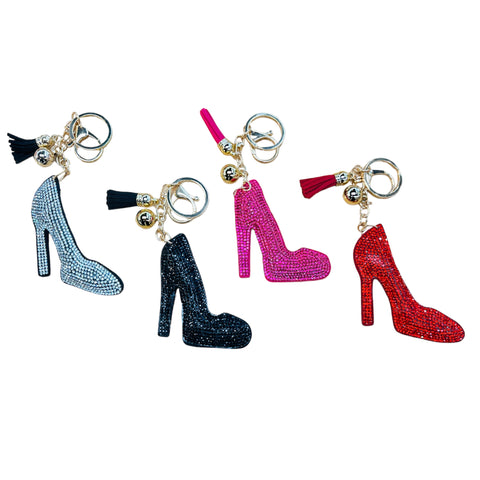 Shoe Crystal Bling Keychains