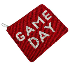 Game Day Beaded Coin Pouches