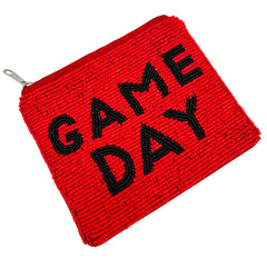 Game Day Beaded Coin Pouches