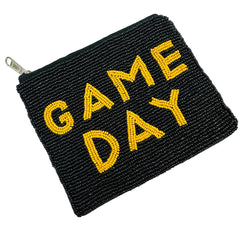 Game Day Beaded Coin Pouches