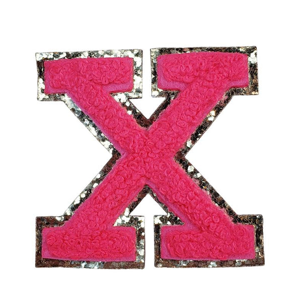 Hot Pink Greek Letters - Chi