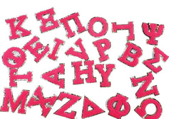 Hot Pink Greek Letters