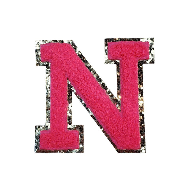 Hot Pink Greek Letters - Nu