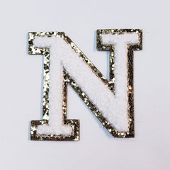 White Greek Letters - Nu