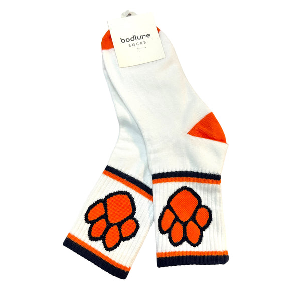 Game Day Paw Print Socks
