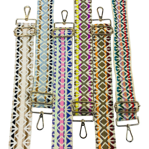 Aztec Print Bag Straps