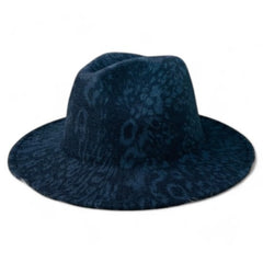 Animal Print Fedora Hat