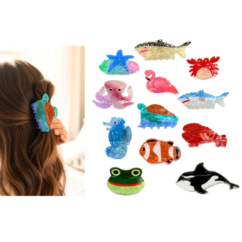 Sealife Assorted Hair Claw