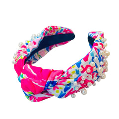 Floral Pearl Headbands