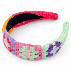 Multi Color Crochet Headband