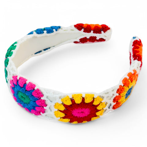 Multi Color Crochet Hradband