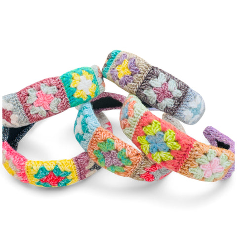 Multi Color Crochet Headband