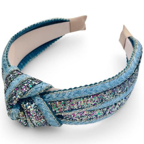 Knotted Glitter Headband