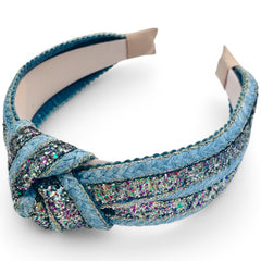 Knotted Glitter Headband