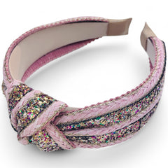 Knotted Glitter Headband