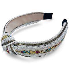 Ethnic Weave Knot Headbands Center Knotted Headband
