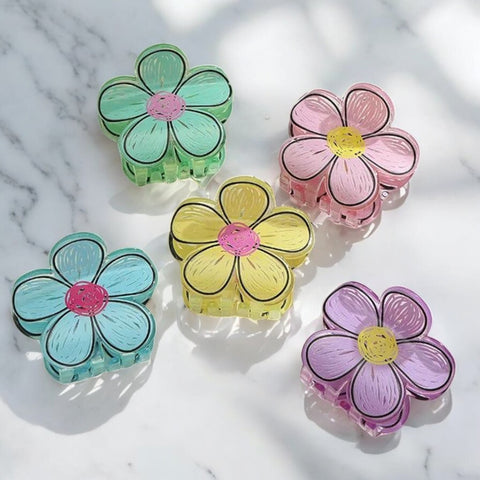 Flower Hair Clips