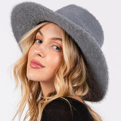 Fuzzy Fedora Hats