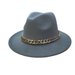 Gold Chain Fedora Hats