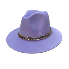 Gold Chain Fedora Hats