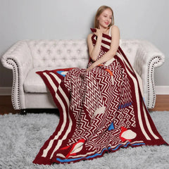 Graphic Print Blankets