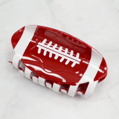 Game Day Football Style Hair Clips