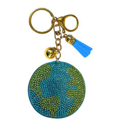 Planets Crystal Bling Keychains