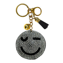 Emoji Crystal Bling Keychains