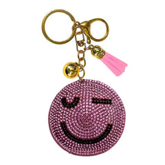 Emoji Crystal Bling Keychains