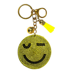 Emoji Crystal Bling Keychains