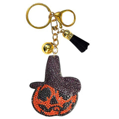 Halloween Crystal Bling Keychains
