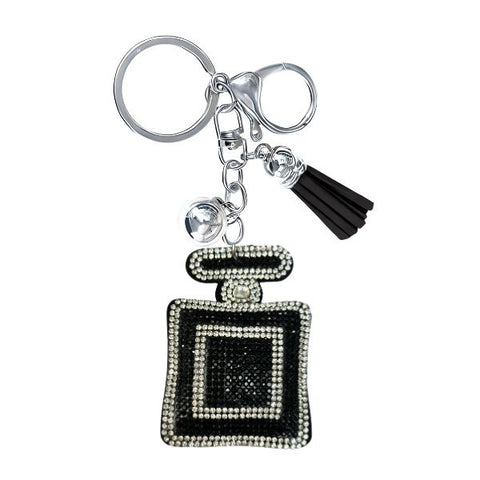 Perfume Crystal Bling Keychain