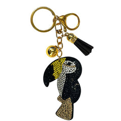 Bird Crystal Bling Keychains