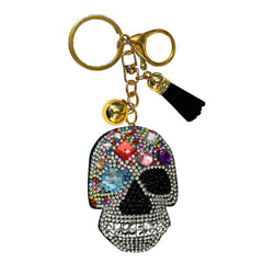 Skull Crystal Bling Keychains