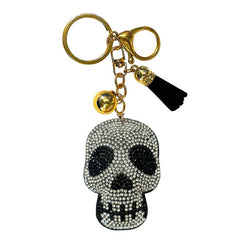 Skull Crystal Bling Keychains