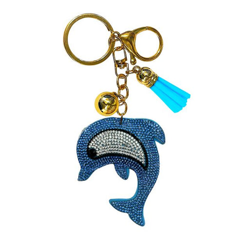 Sealife Crystal Bling Keychain