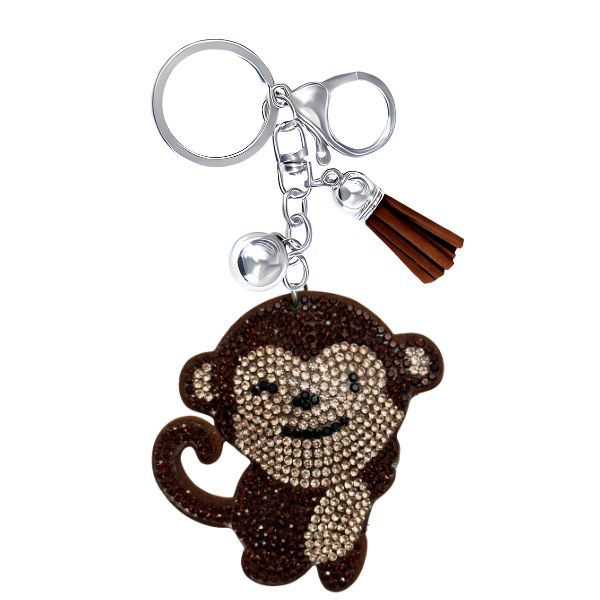 Animal Crystal Bling Keychains