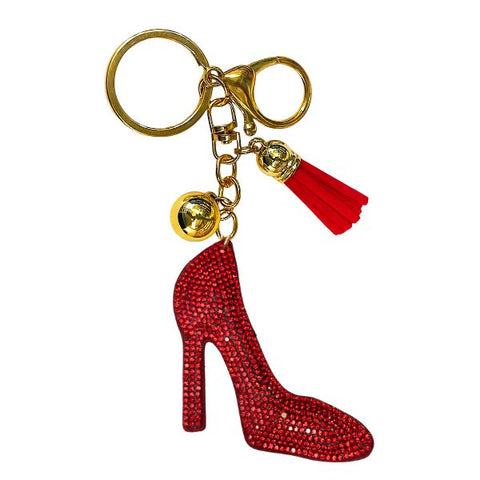 Shoe Crystal Bling Keychains