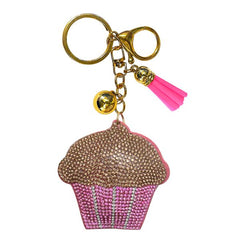 Dessert Crystal Bling Keychains