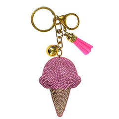 Dessert Crystal Bling Keychains