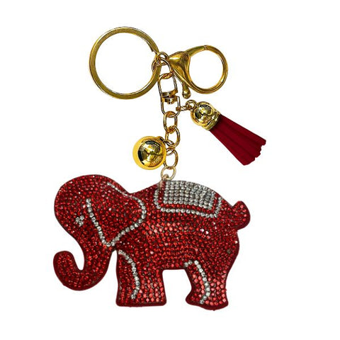 Elephants Crystal Bling Keychains