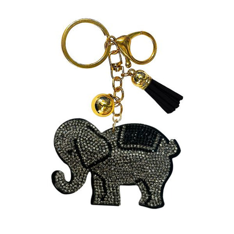 Elephants Crystal Bling Keychains