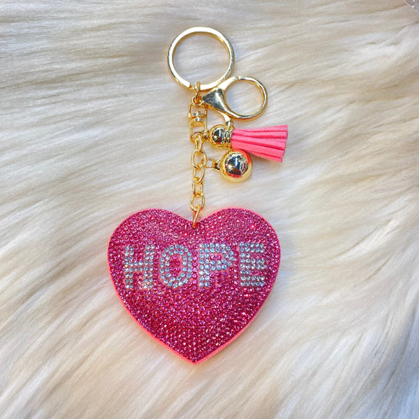 Heart Keychains - Hope